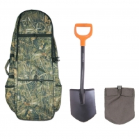 Набор кладоискателя: Рюкзак для металлоискателя + лопата Fiskars (Plantic) + чехол на лопату